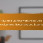 Advanced Crafting Workshops: Skills Development, Networking and Expertise